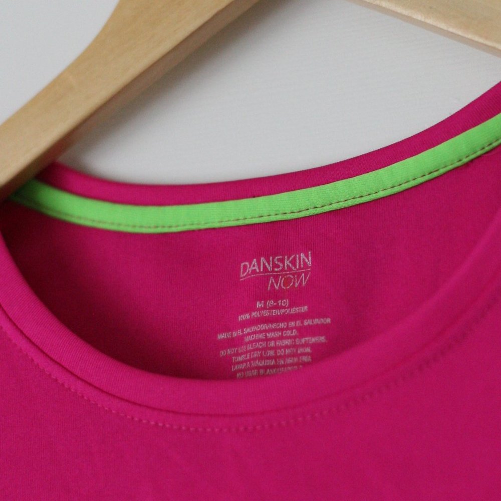 Danskin pink short sleeve workout top - Picture 2 of 3